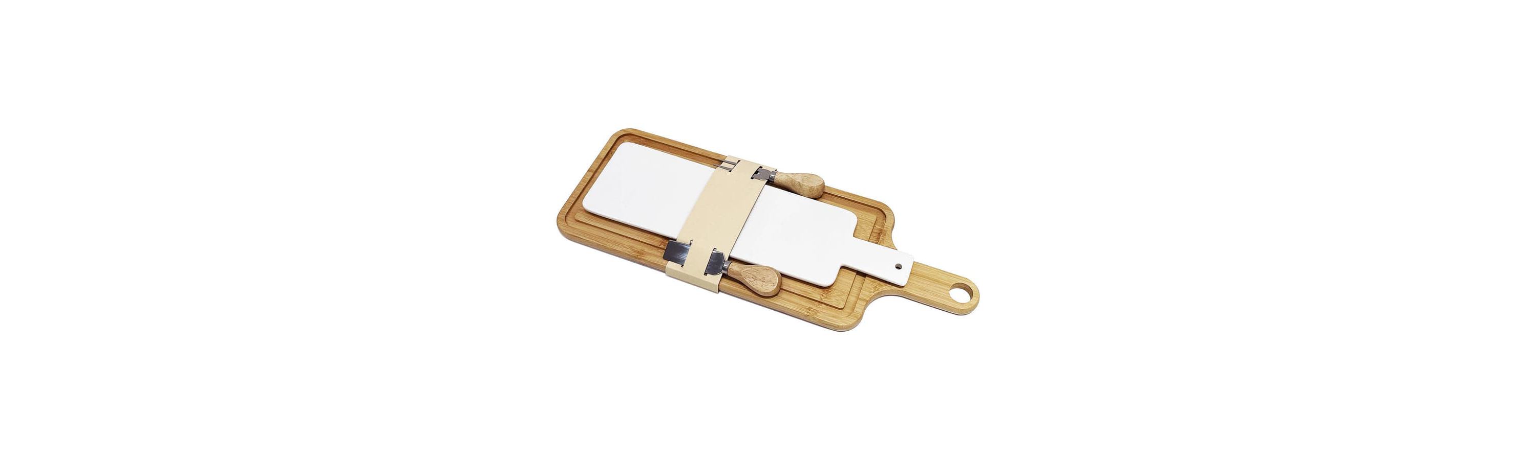 Jumelle Double Cheese Board Set with Cheese Knife