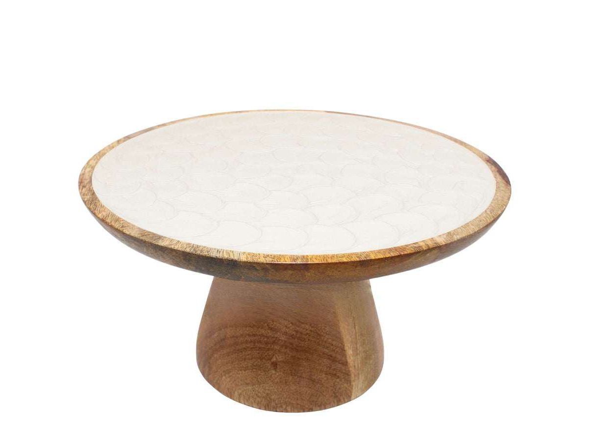 Capri White Cake Stand