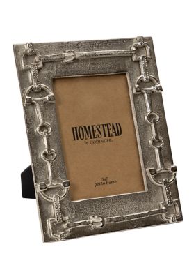 Silver Horse Bridle Bit Frame