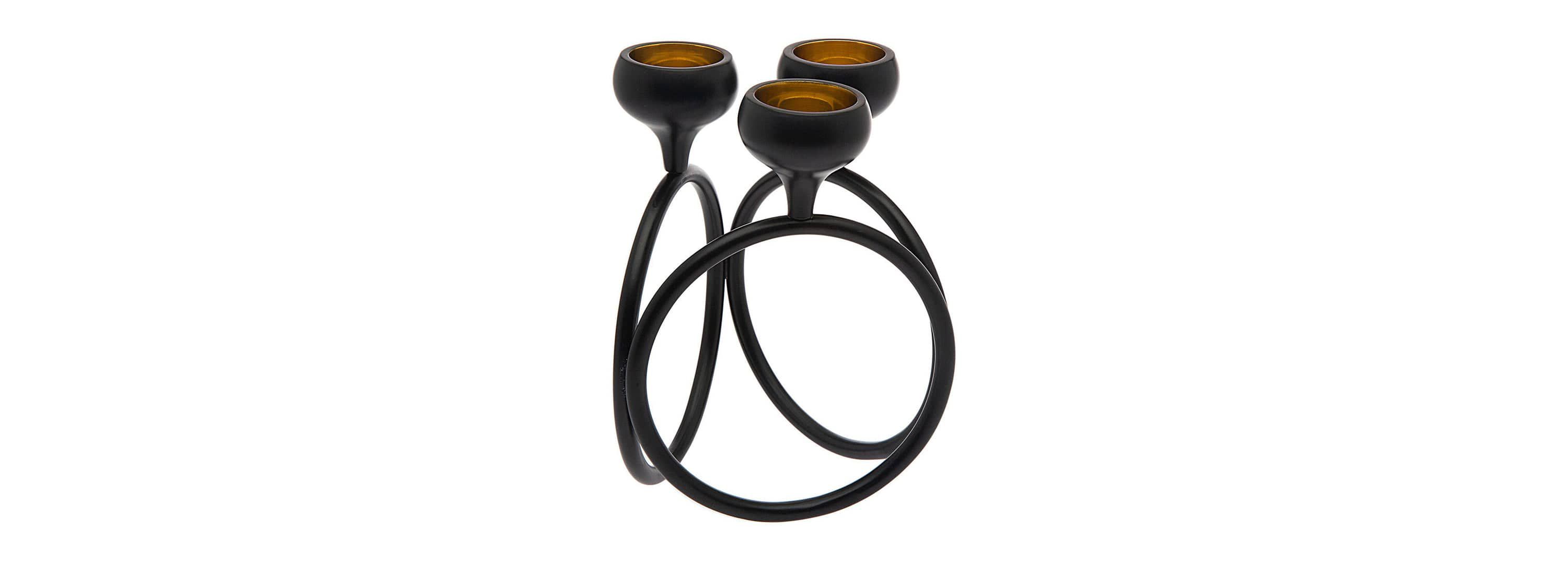 Nero Doro 3 Light Candelabra