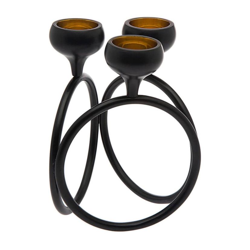 Nero Doro 3 Light Candelabra