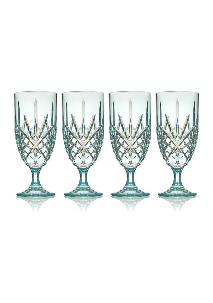 Seafoam Acrylic Glasses - Set of 4
