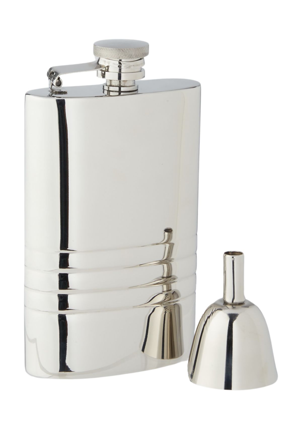 Top Shelf Flask and Funnel