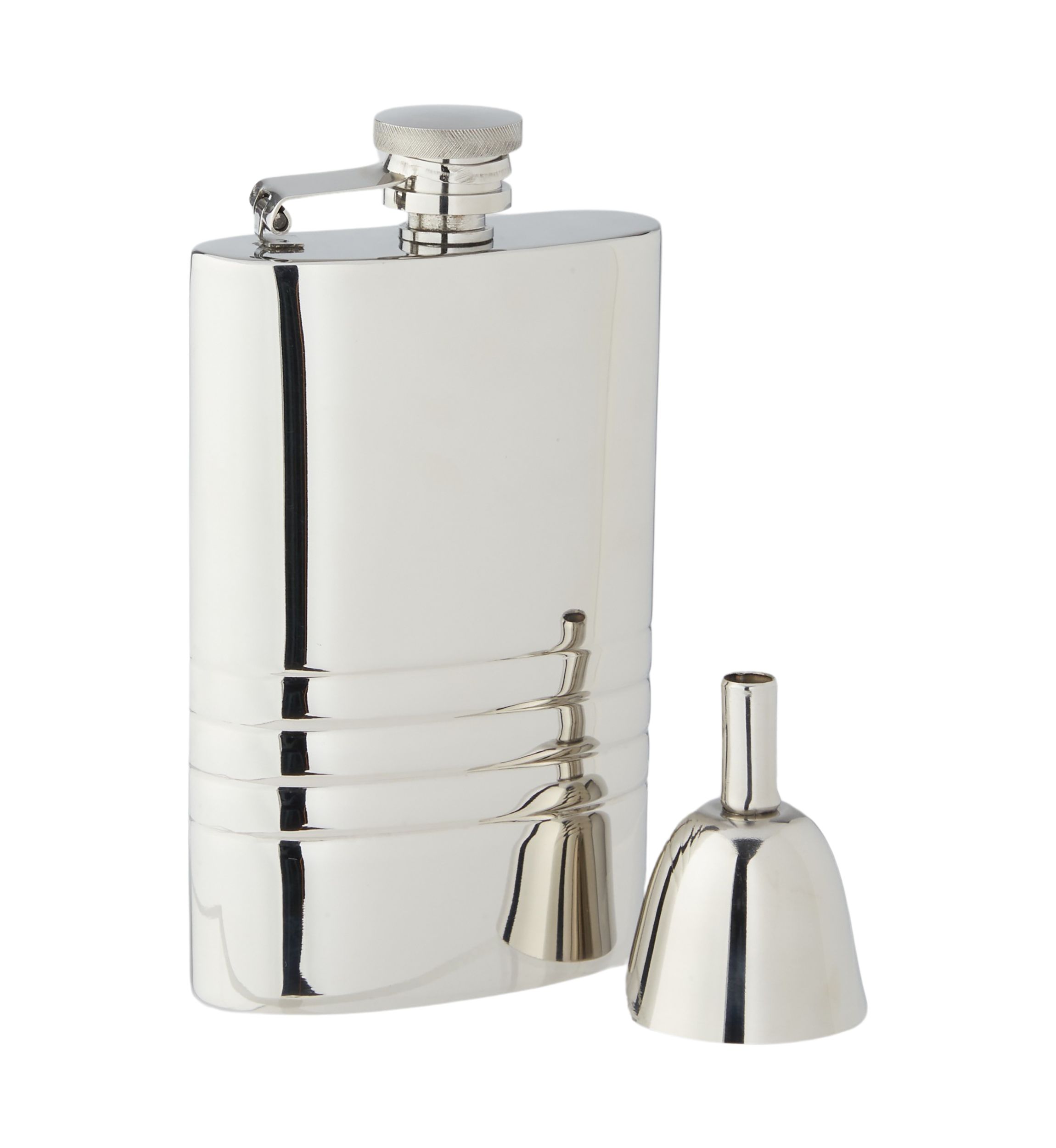Top Shelf Flask and Funnel