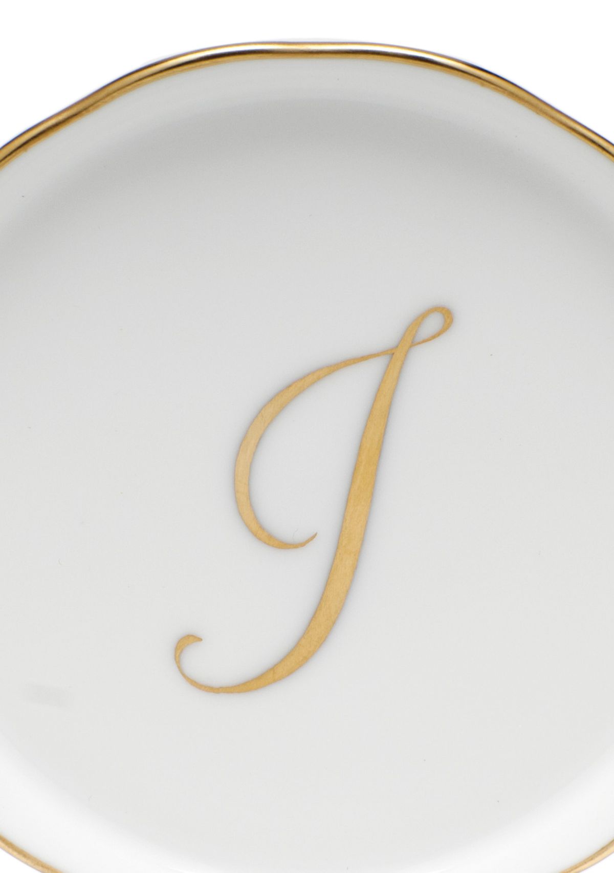 Coaster w/ Gold Monogram