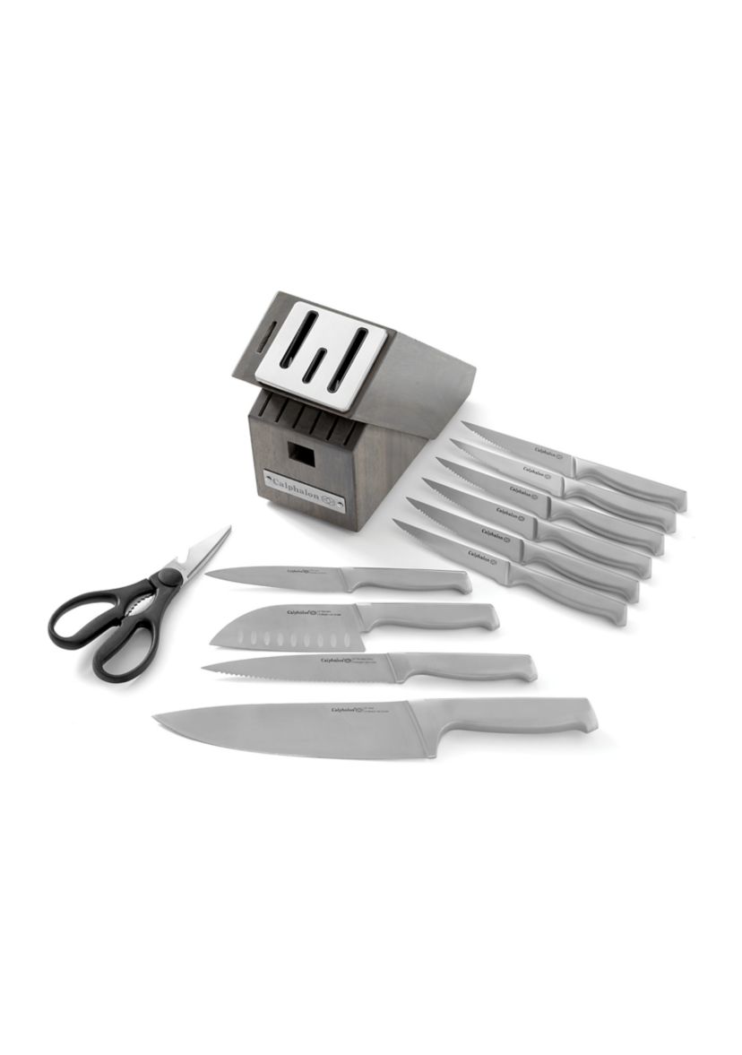 Classic Self-Sharpening Stainless Steel Cutlery Knife Block Set with SharpIN Technology