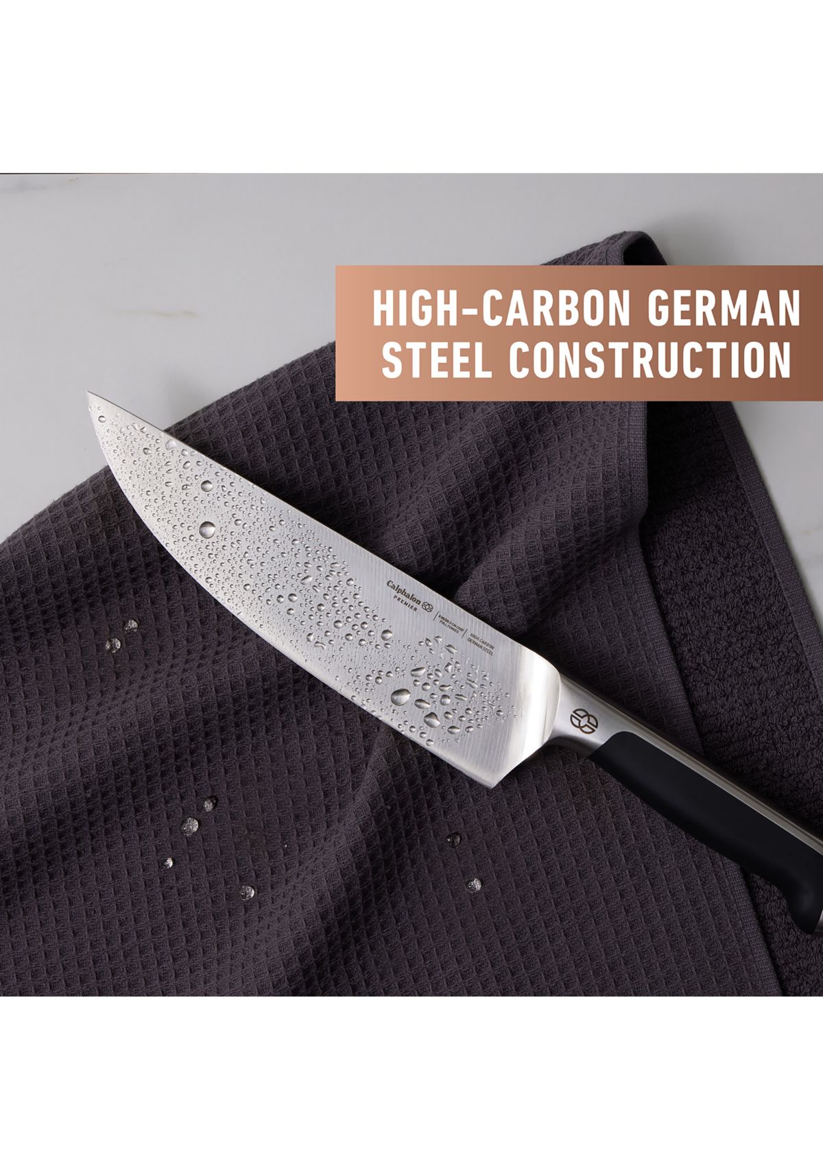 Premier SharpIN Knife Set with Sharpening Knife Block