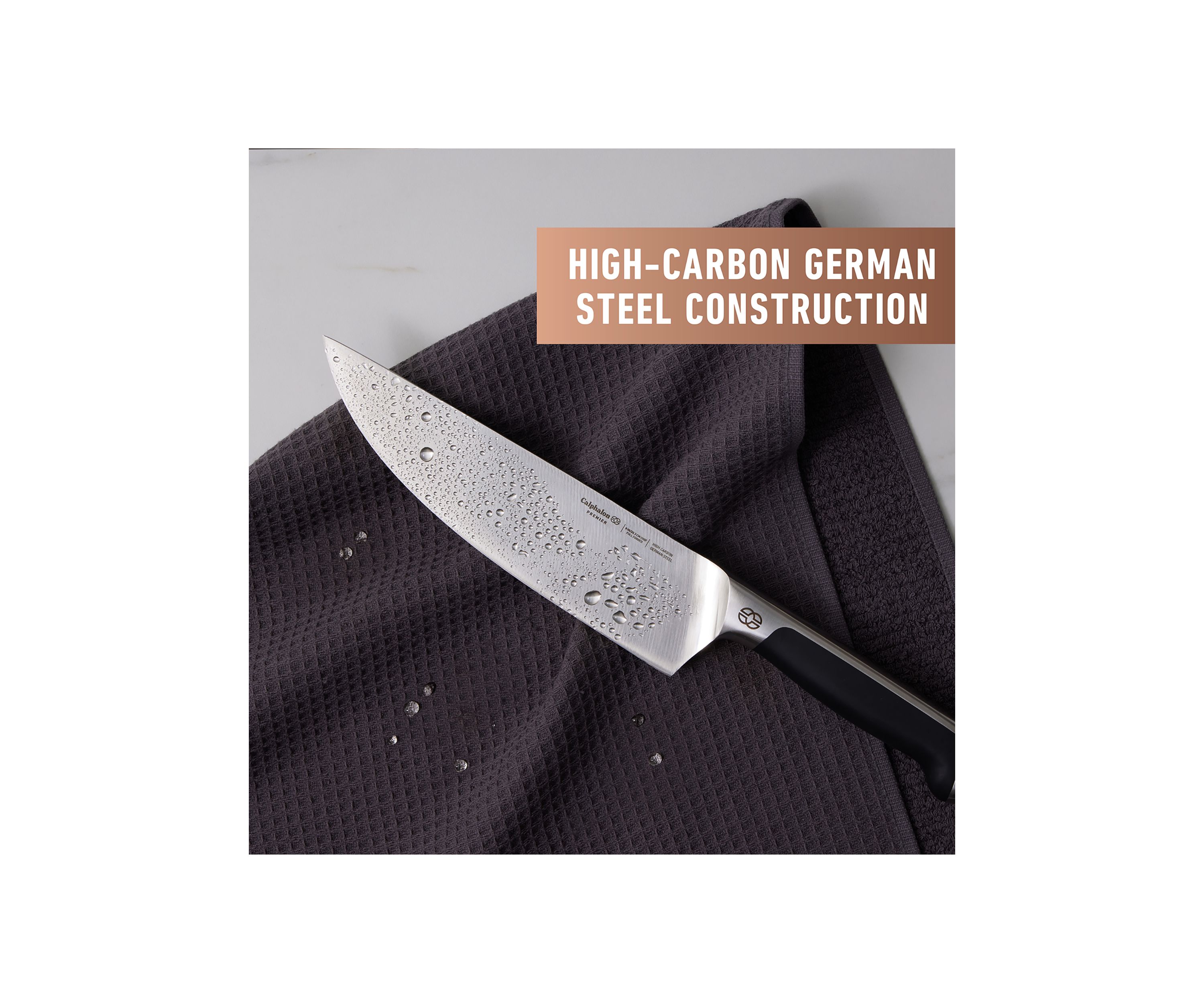 Premier SharpIN Knife Set with Sharpening Knife Block
