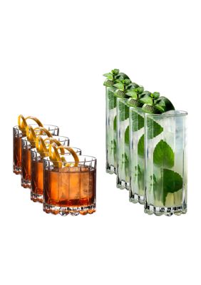 Riedel Drink Specific Glassware Set of 8 Rocks & Highball Glasses