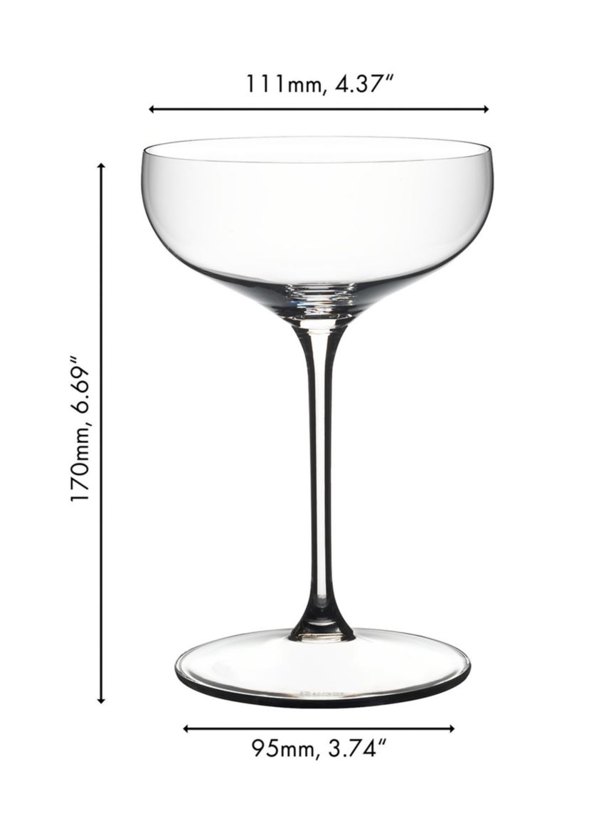 Grape@Riedel Coupe/Cocktail Glasses