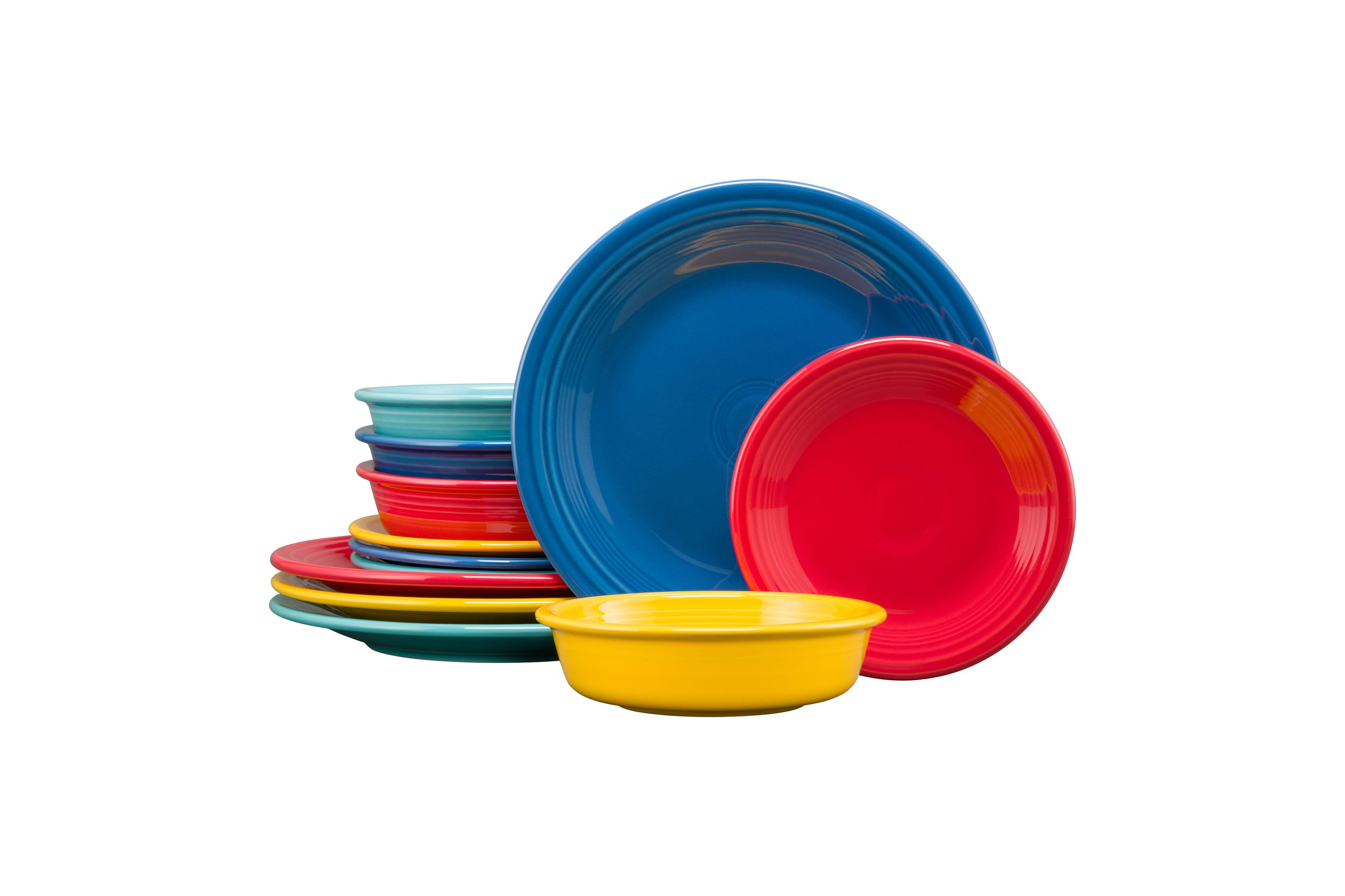 FIESTA CHRISTMAS CLASSIC RIM 12-PIECE SET, SERVICE FOR 4