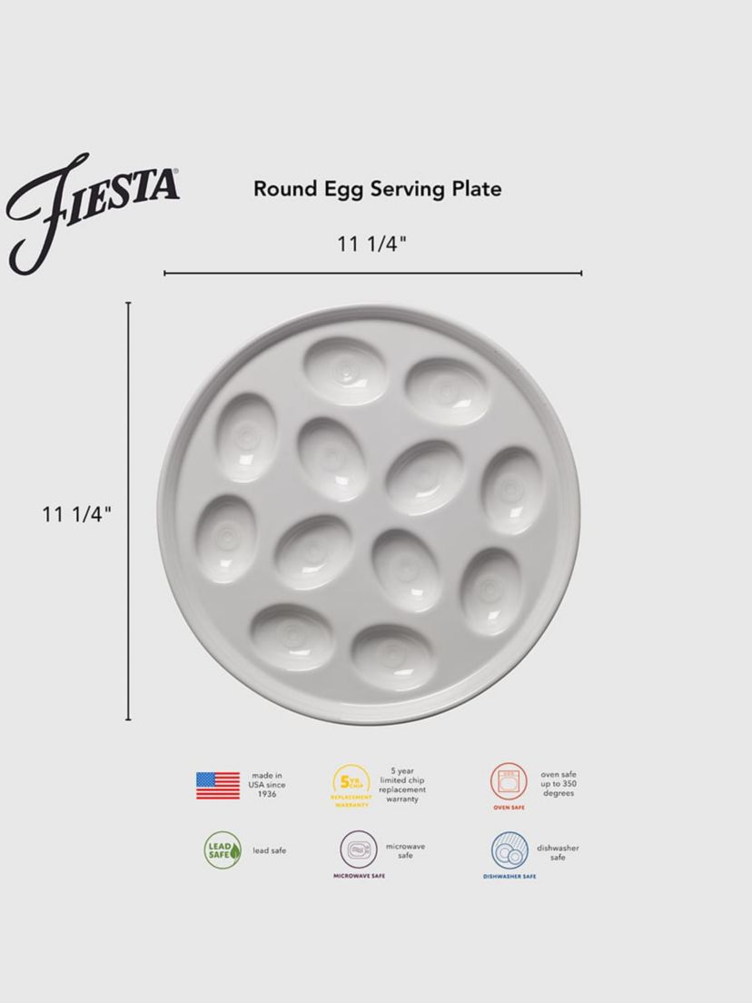 11 1/4-inch Round Egg Serving Platter