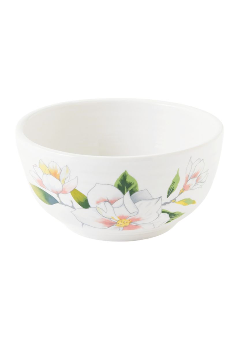 Bistro Small Magnolia Decorated Bowl