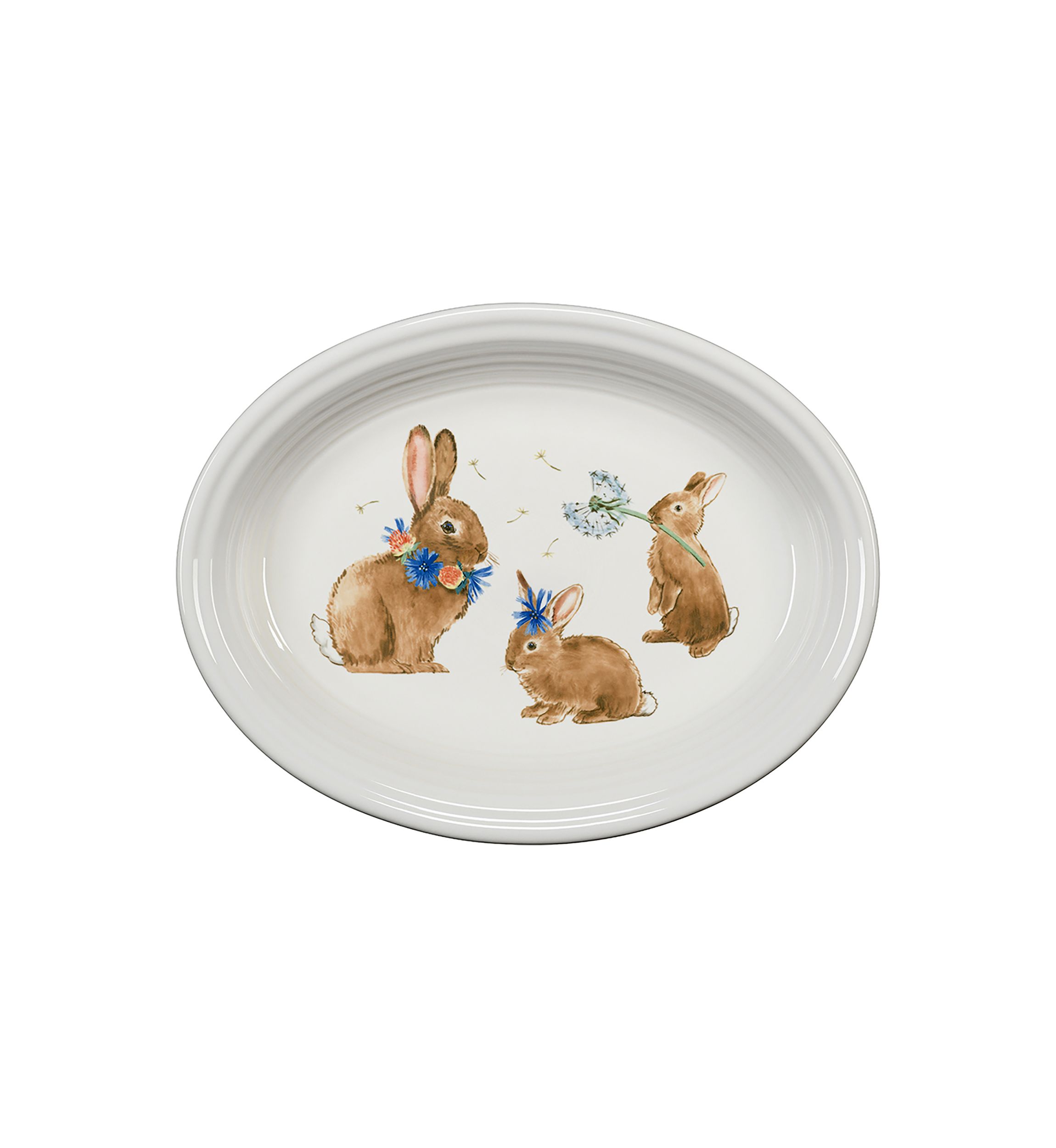 Breezy Floral Easter Large Serving Platter