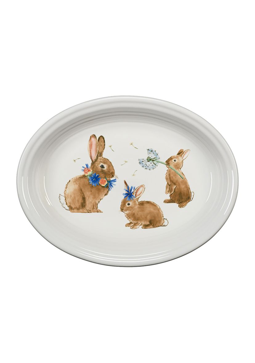 Breezy Floral Easter Large Serving Platter