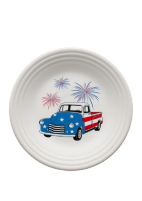 Americana Farm Truck Luncheon Plate