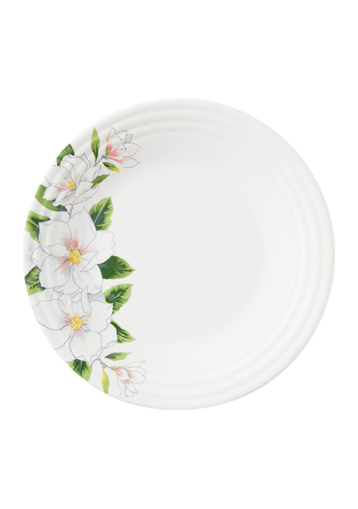 Classic Luncheon Magnolia Decorated Plate