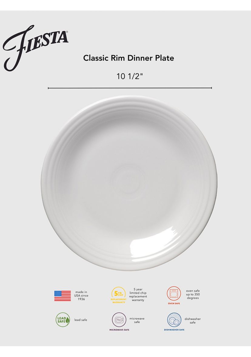 Classic Rim 10.5" Dinner Plate