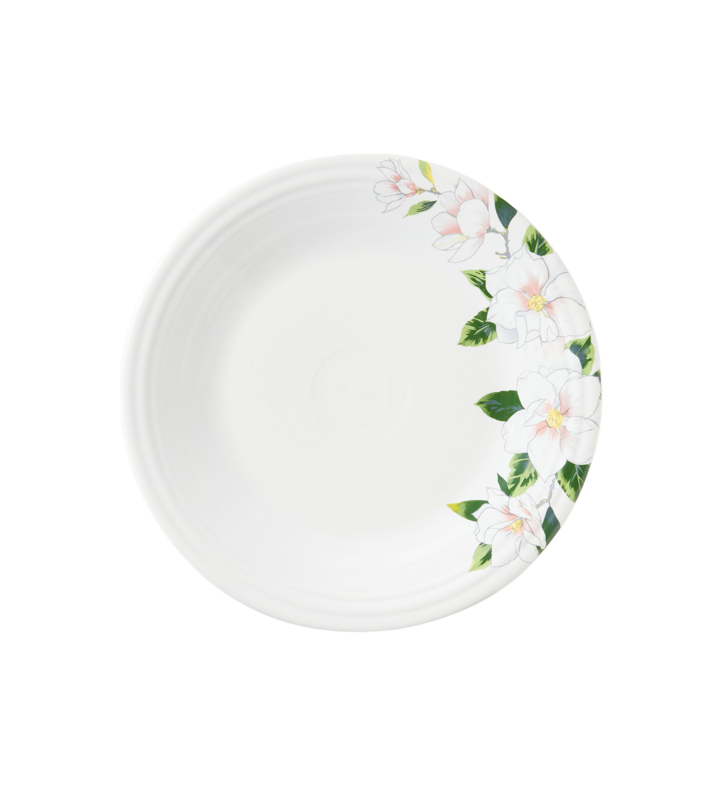 Classic Magnolia Decorated Dinner Plate
