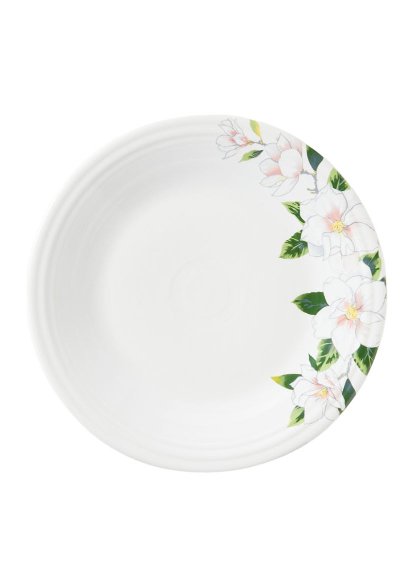 Classic Magnolia Decorated Dinner Plate