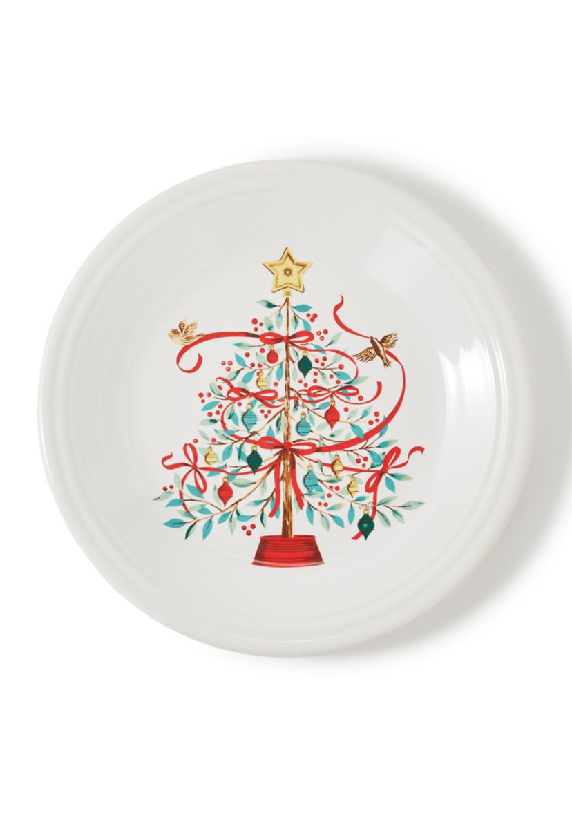 Holly Berry Christmas Sprig 10.5" Dinner Plate