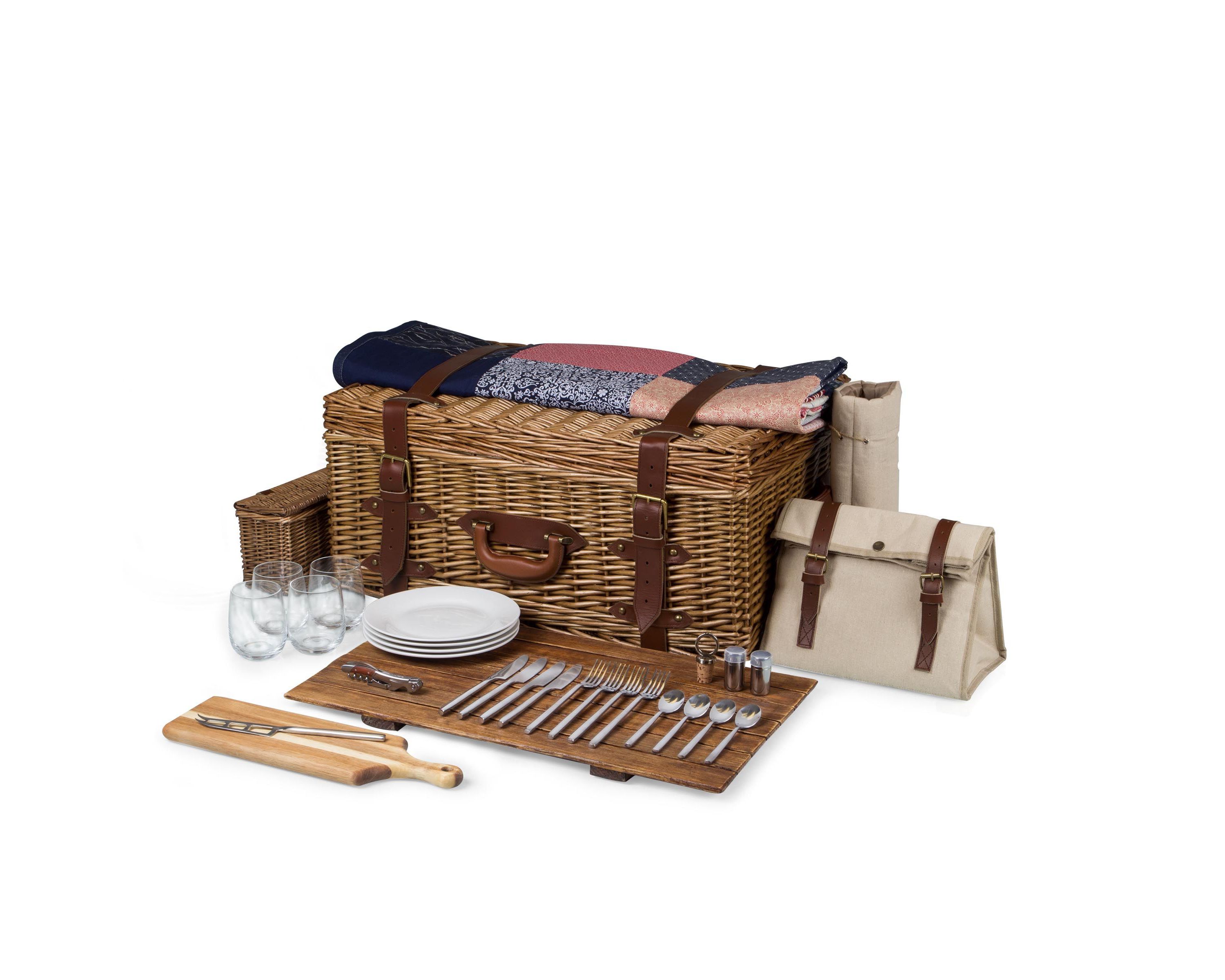 Charleston Picnic Basket, (Light Willow)