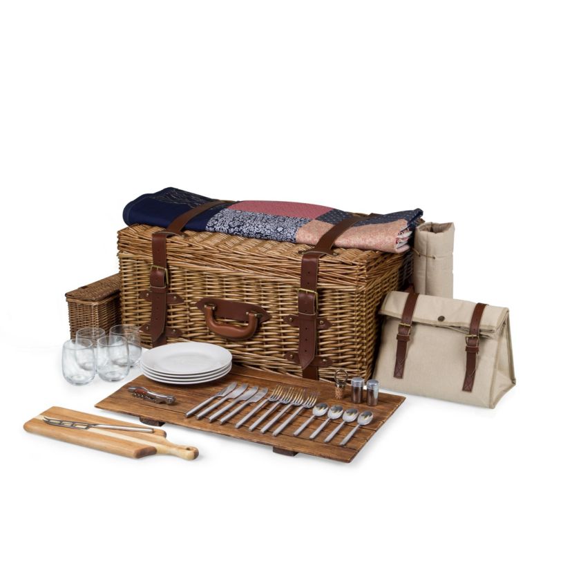 Charleston Picnic Basket, (Light Willow)