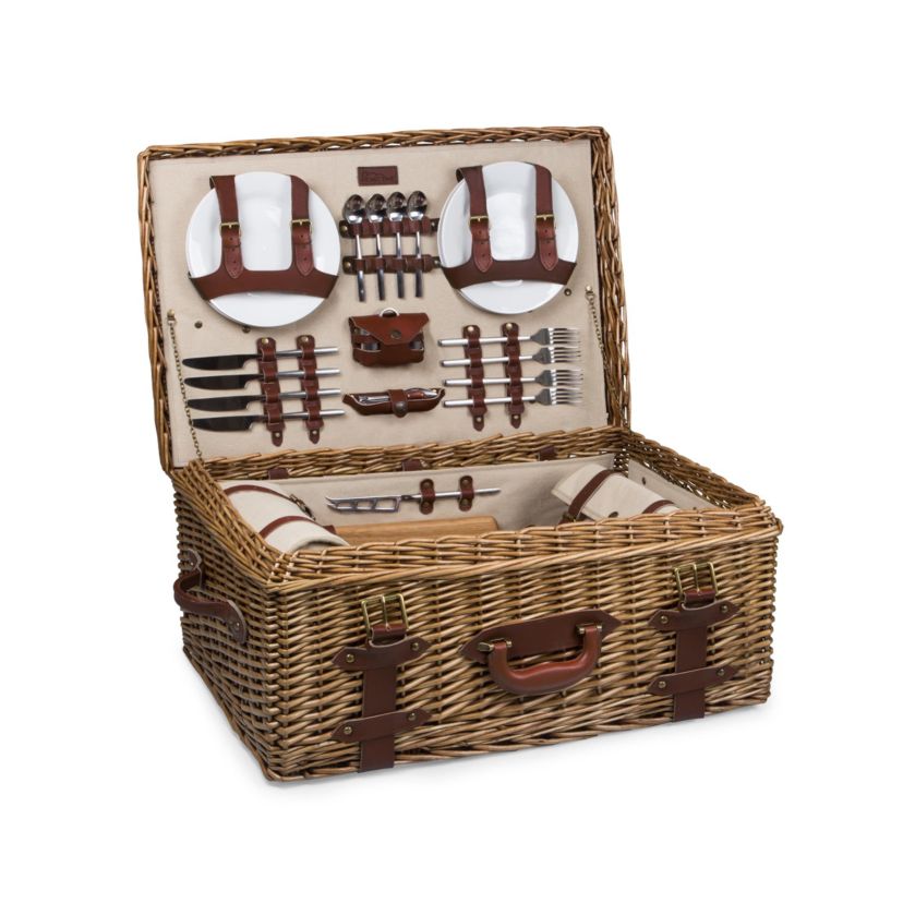 Charleston Picnic Basket, (Light Willow)