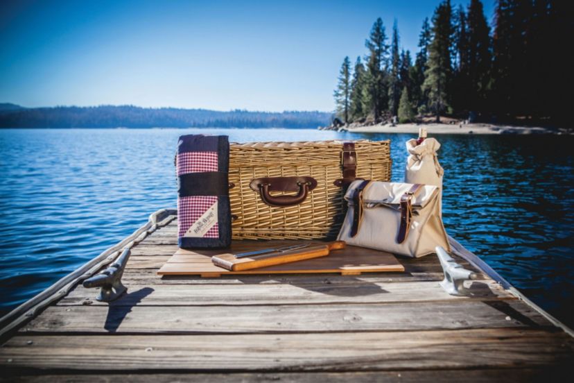 Charleston Picnic Basket, (Light Willow)