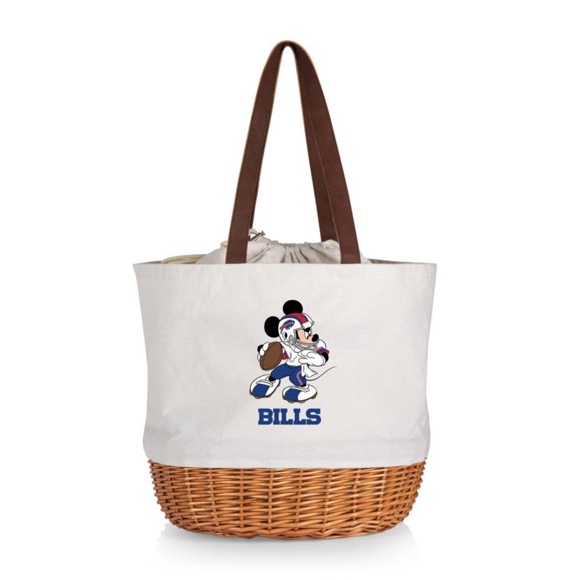 Disney NFL Cobrand Mickey Mouse & Arizona Cardinals Coronado Canvas and Willow Basket Tote