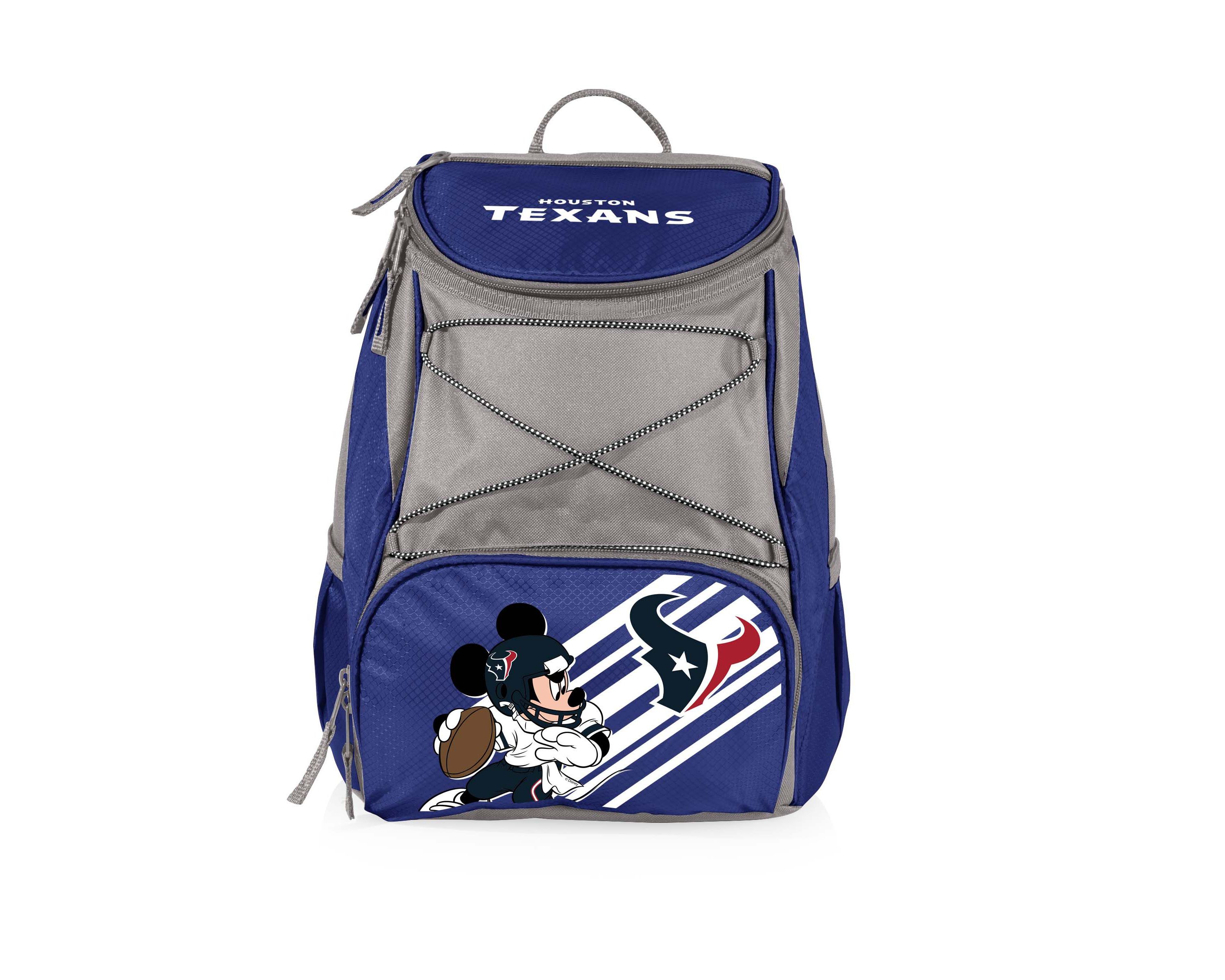 Disney NFL Cobrand Mickey Mouse & Houston Texans PTX Backpack Cooler