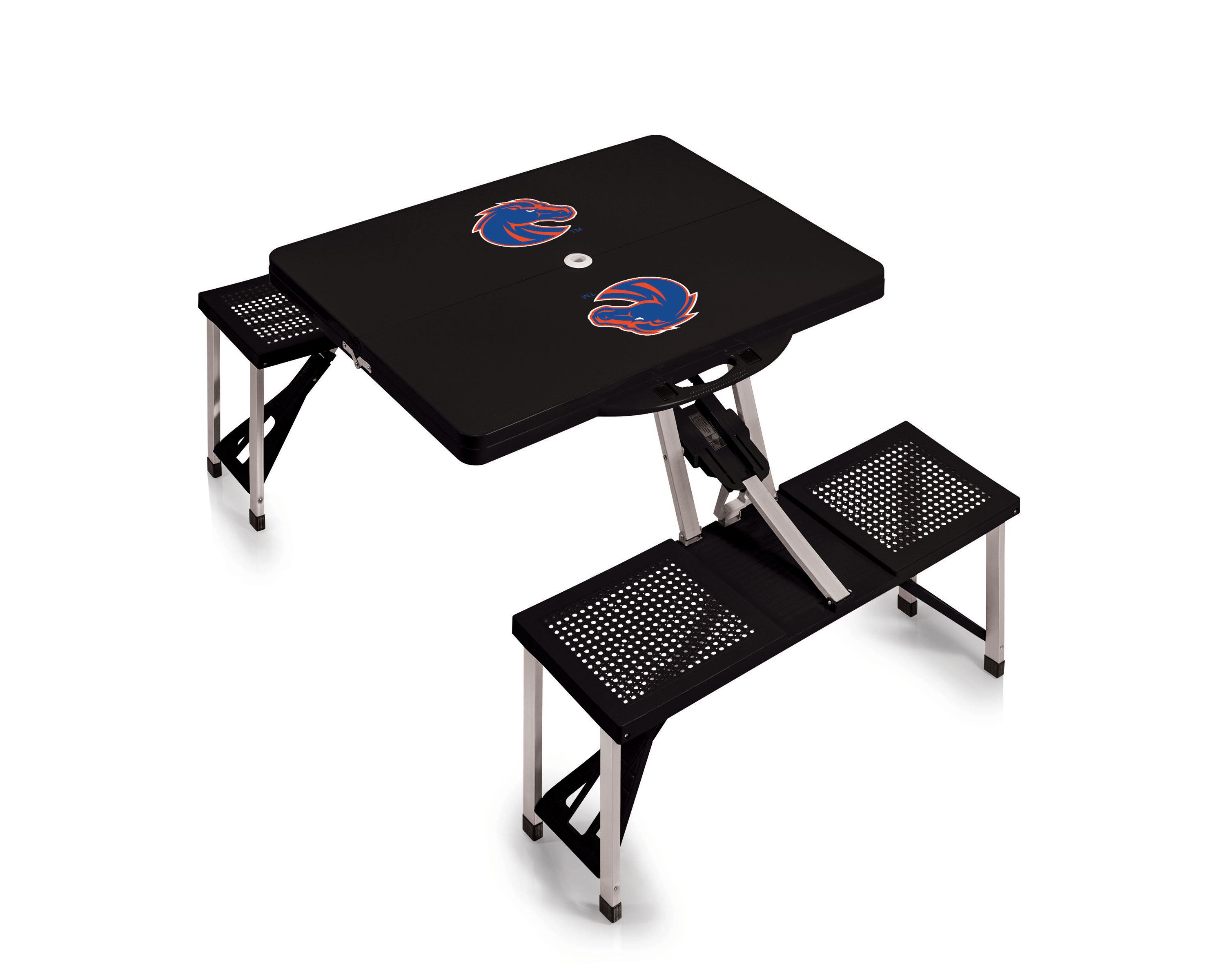 NCAA Boise State Broncos Picnic Table Portable Folding Table with Seats