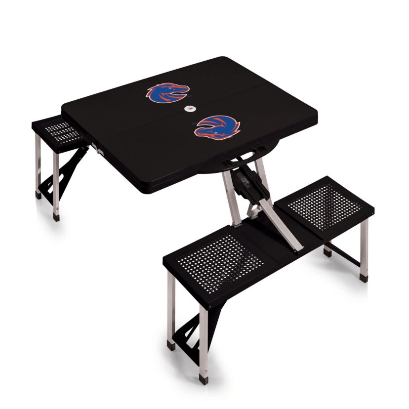 NCAA Boise State Broncos Picnic Table Portable Folding Table with Seats