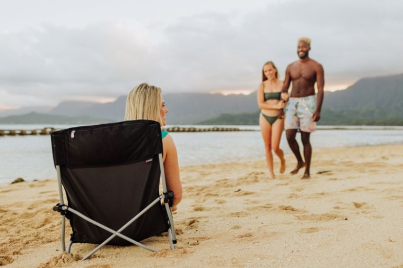 NCAA Kansas Jayhawks Tranquility Beach Chair with Carry Bag