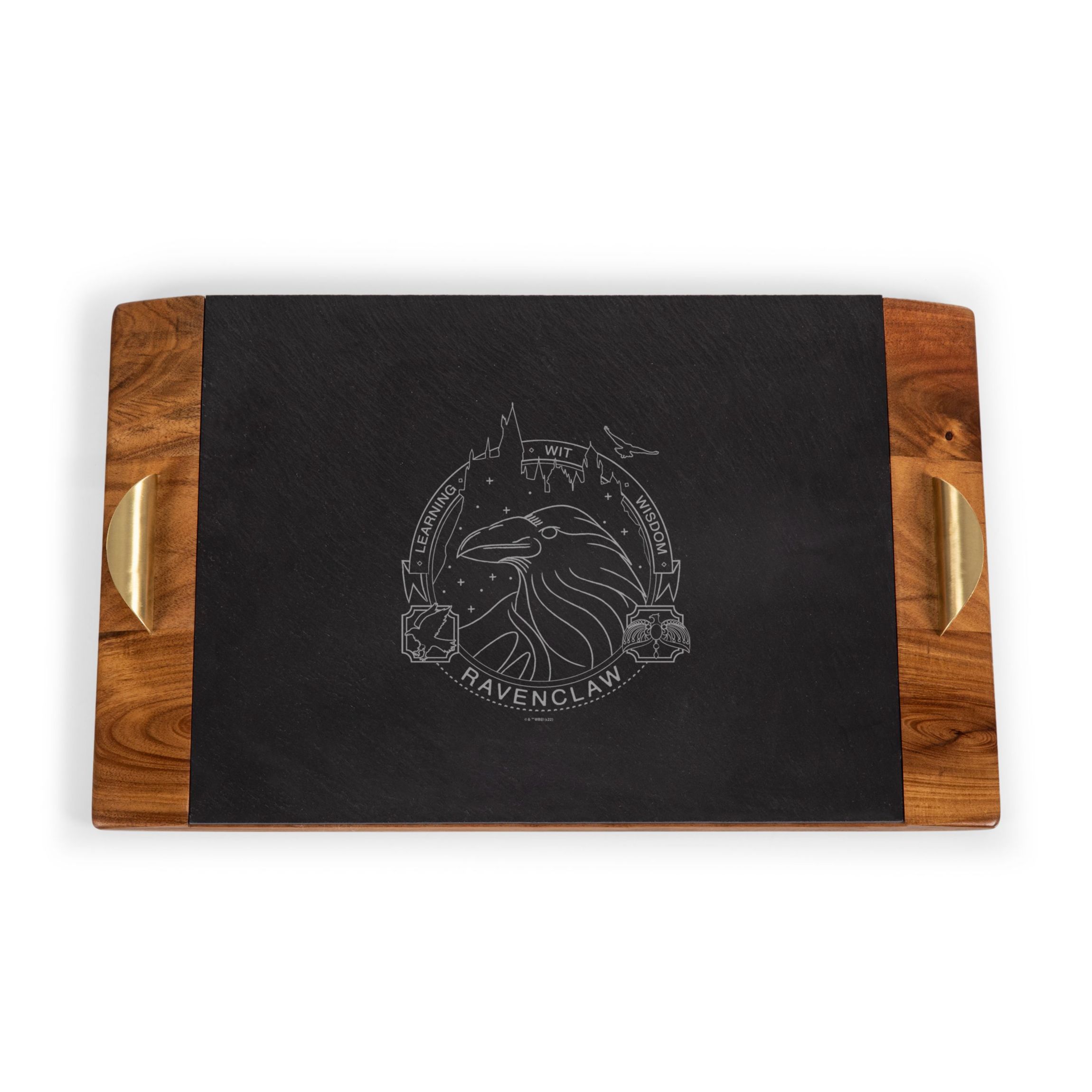 Harry Potter Ravenclaw Covina Acacia and Slate Serving Tray