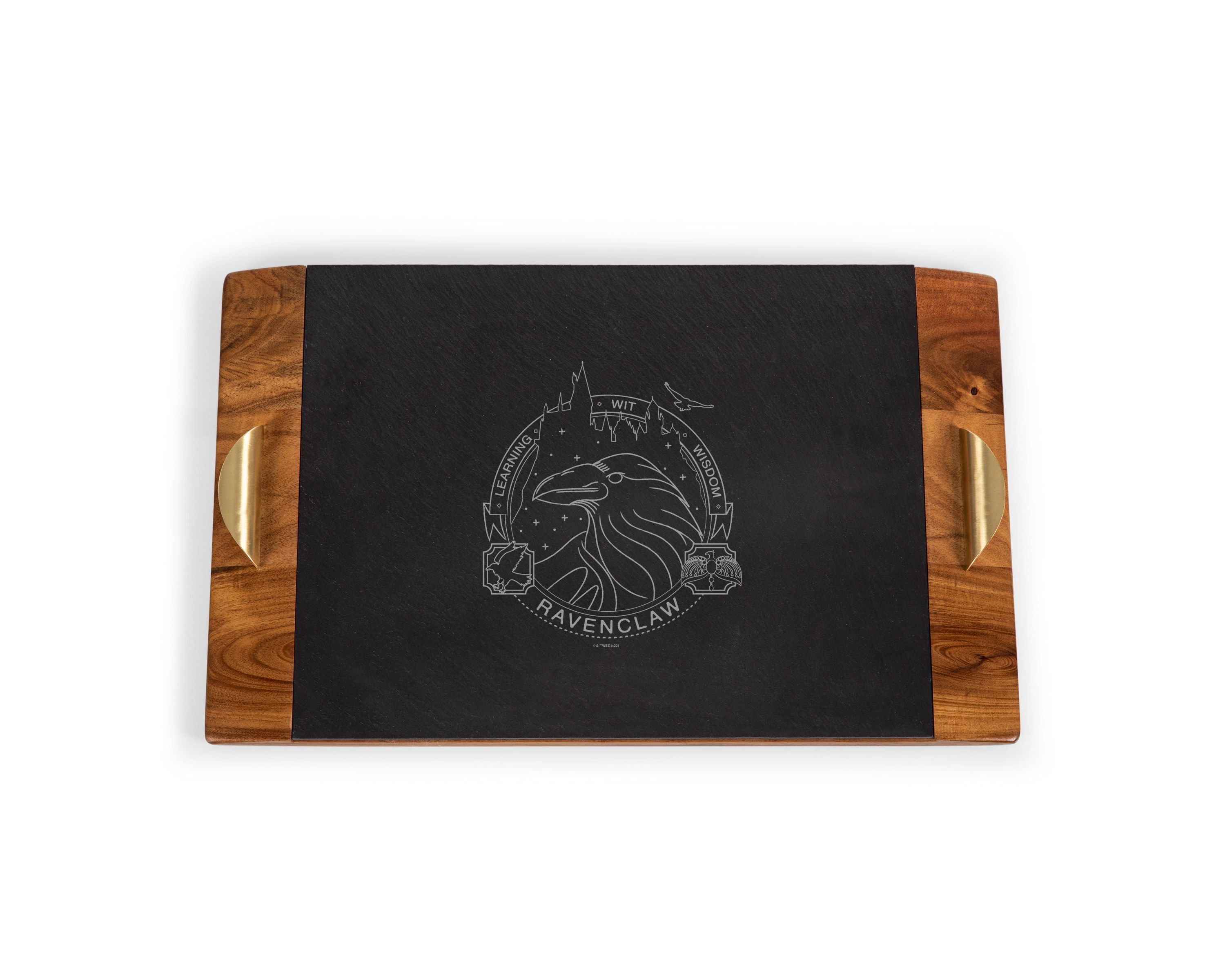 Harry Potter Ravenclaw Covina Acacia and Slate Serving Tray
