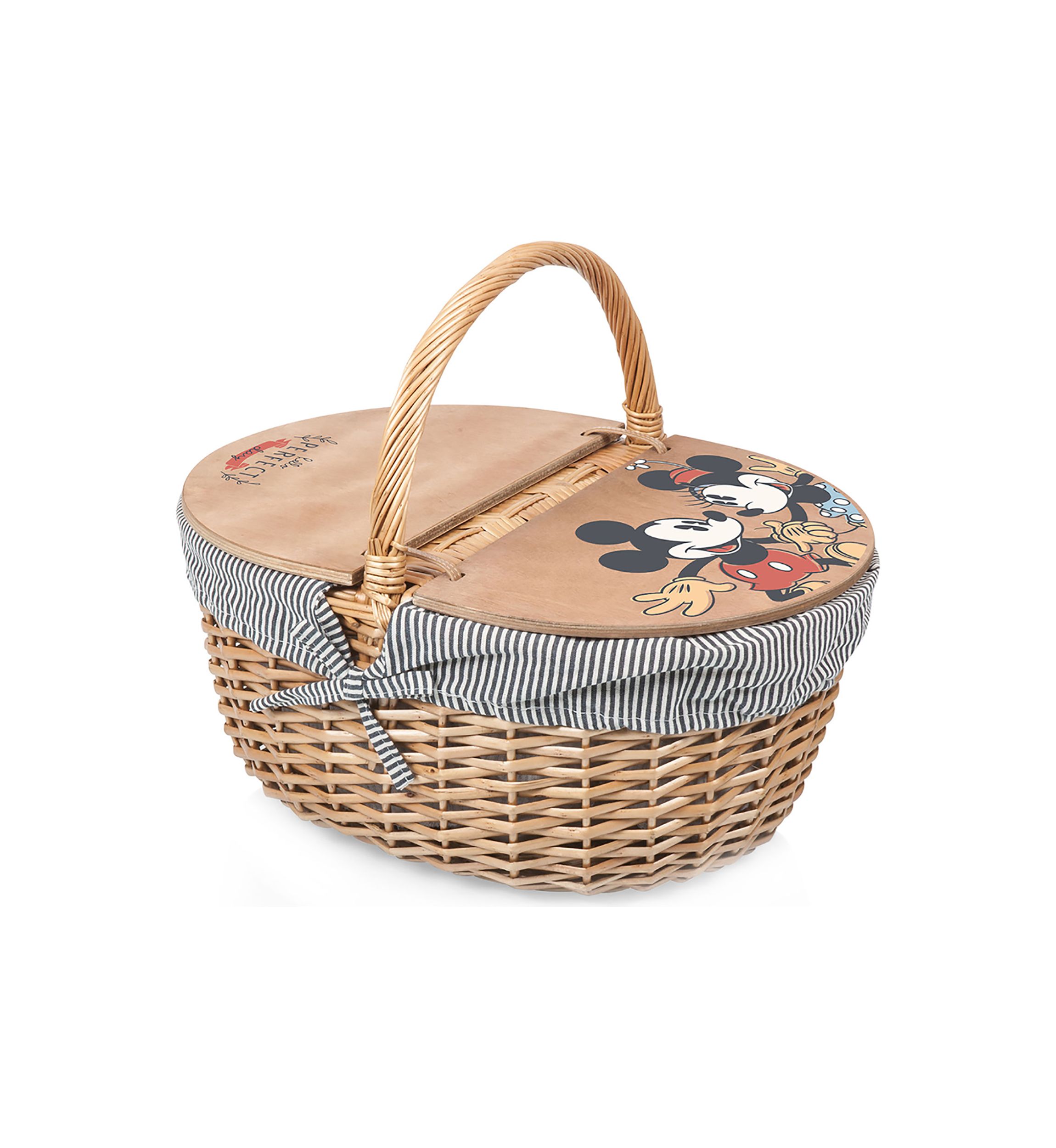 Disneys Mickey and Minnie Mouse Country Picnic Basket 