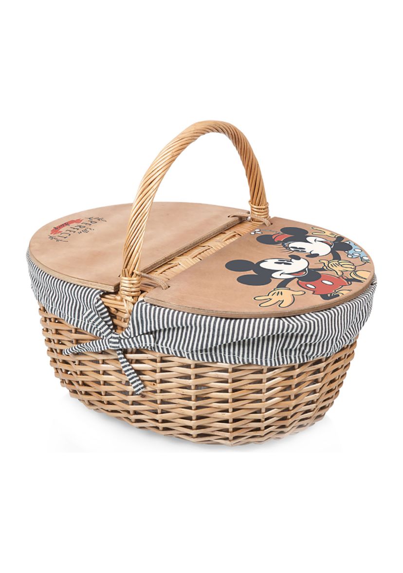 Disneys Mickey and Minnie Mouse Country Picnic Basket 