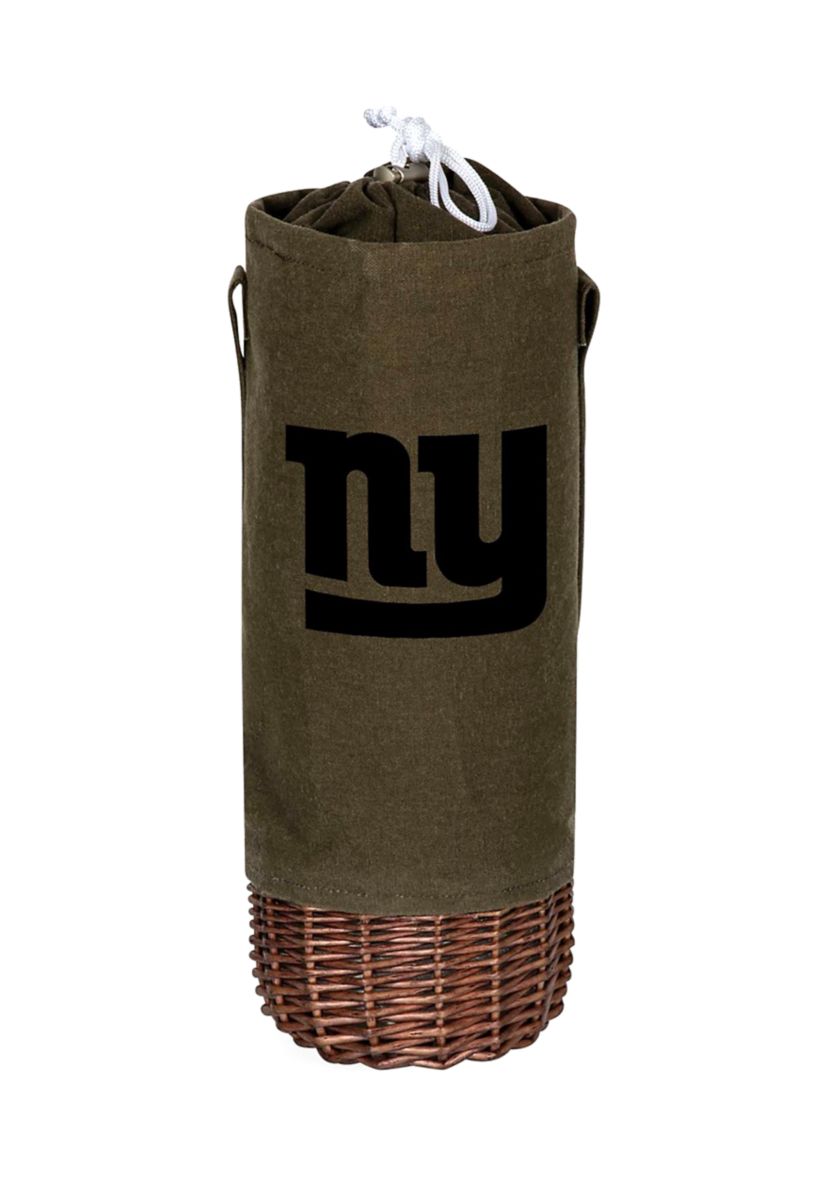 NFL New York Giants Malbec Insulated Canvas and Willow Wine Bottle Basket