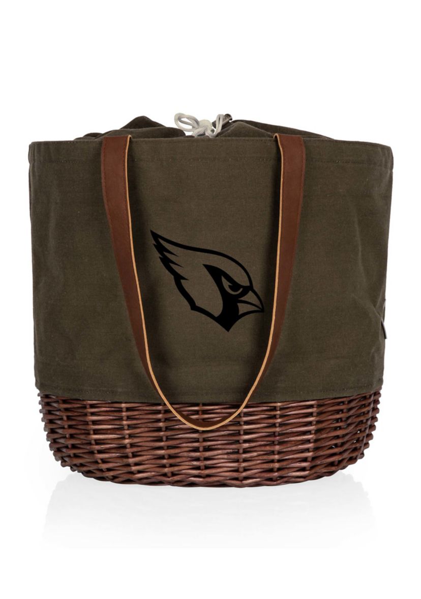 NFL Arizona Cardinals Coronado Canvas and Willow Basket Tote