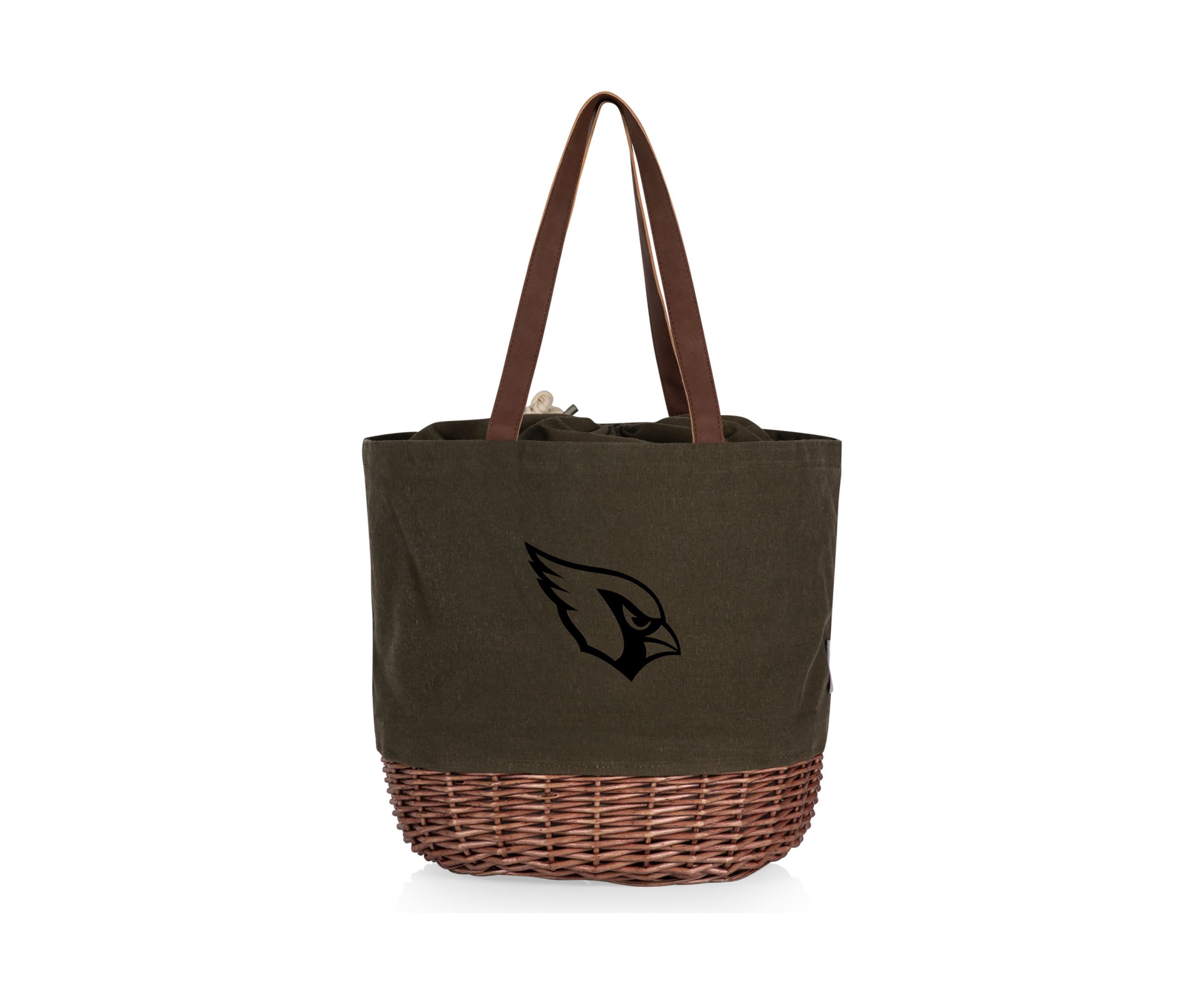 NFL Arizona Cardinals Coronado Canvas and Willow Basket Tote
