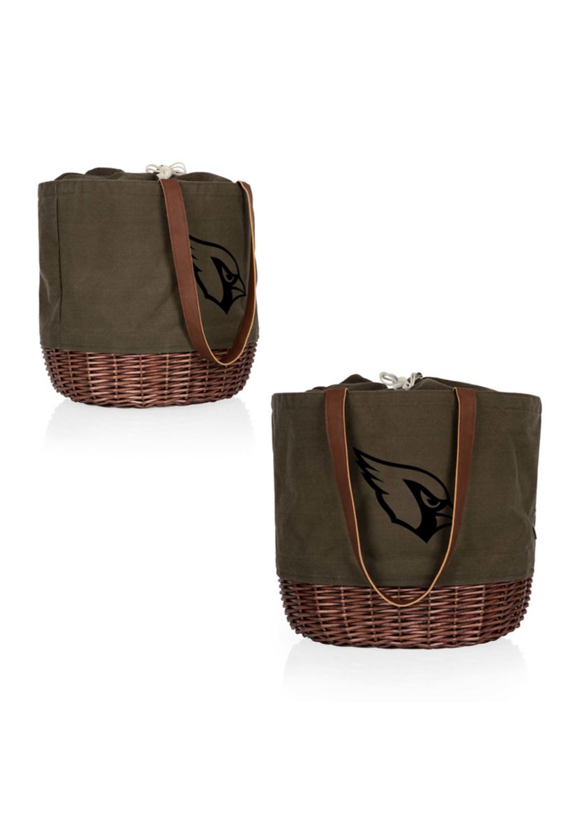 NFL Arizona Cardinals Coronado Canvas and Willow Basket Tote