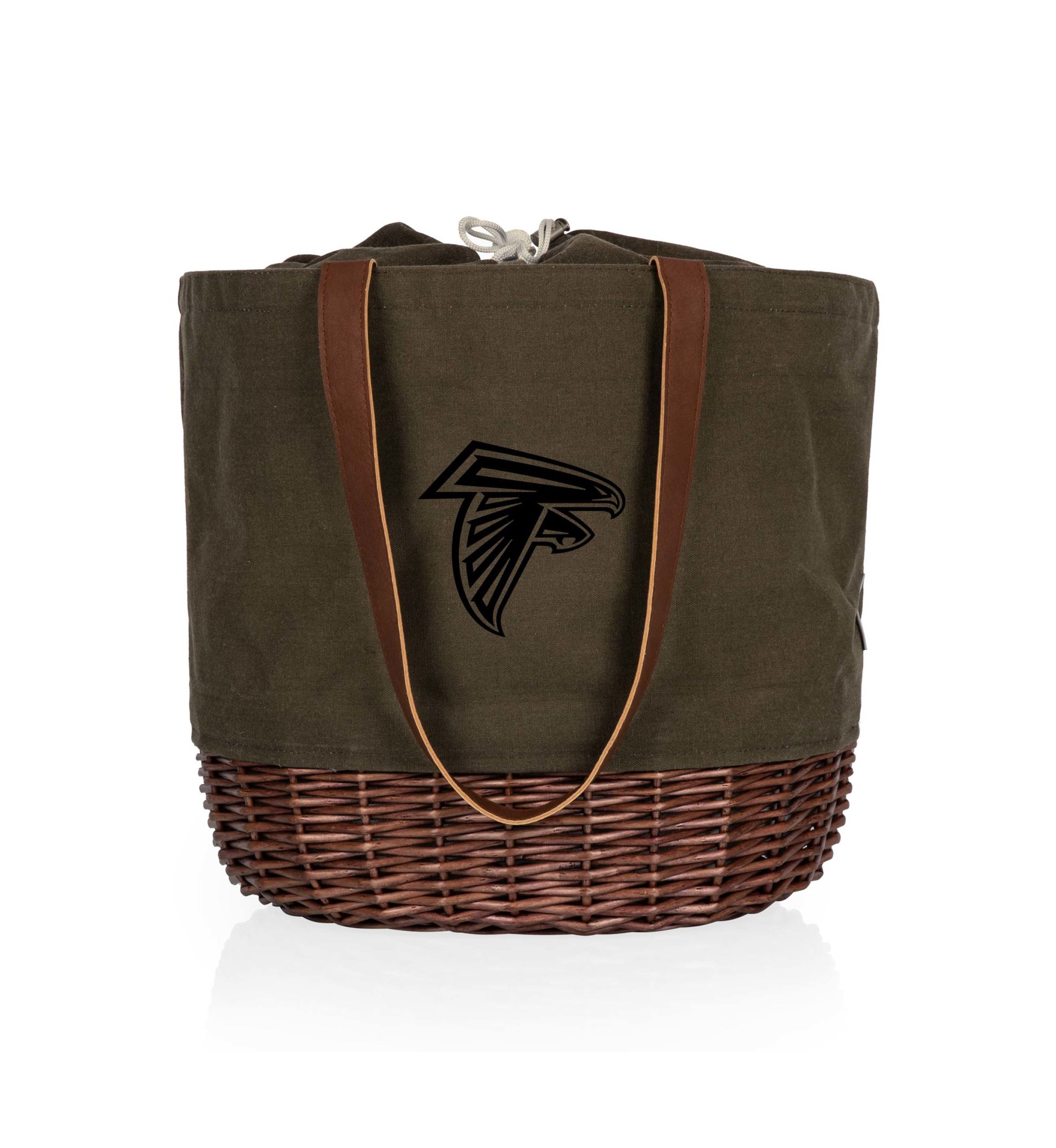 NFL Atlanta Falcons Coronado Canvas and Willow Basket Tote