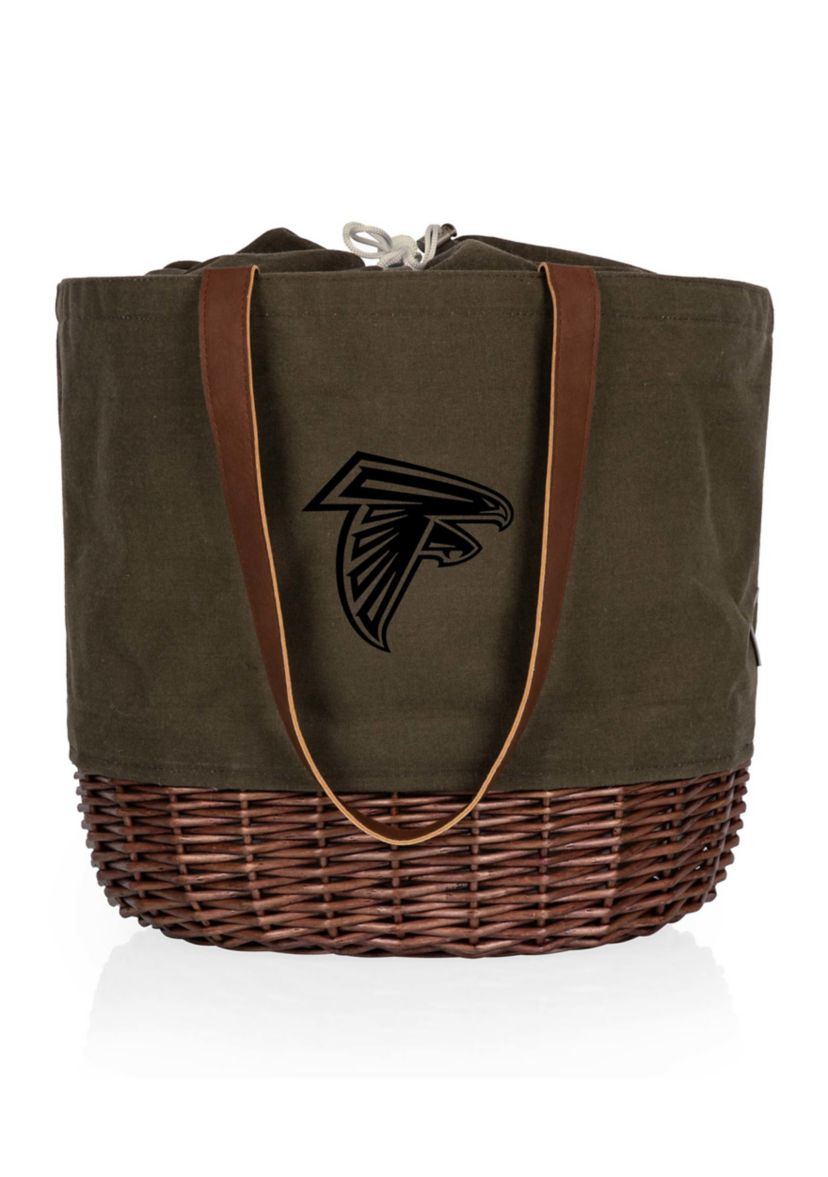 NFL Atlanta Falcons Coronado Canvas and Willow Basket Tote