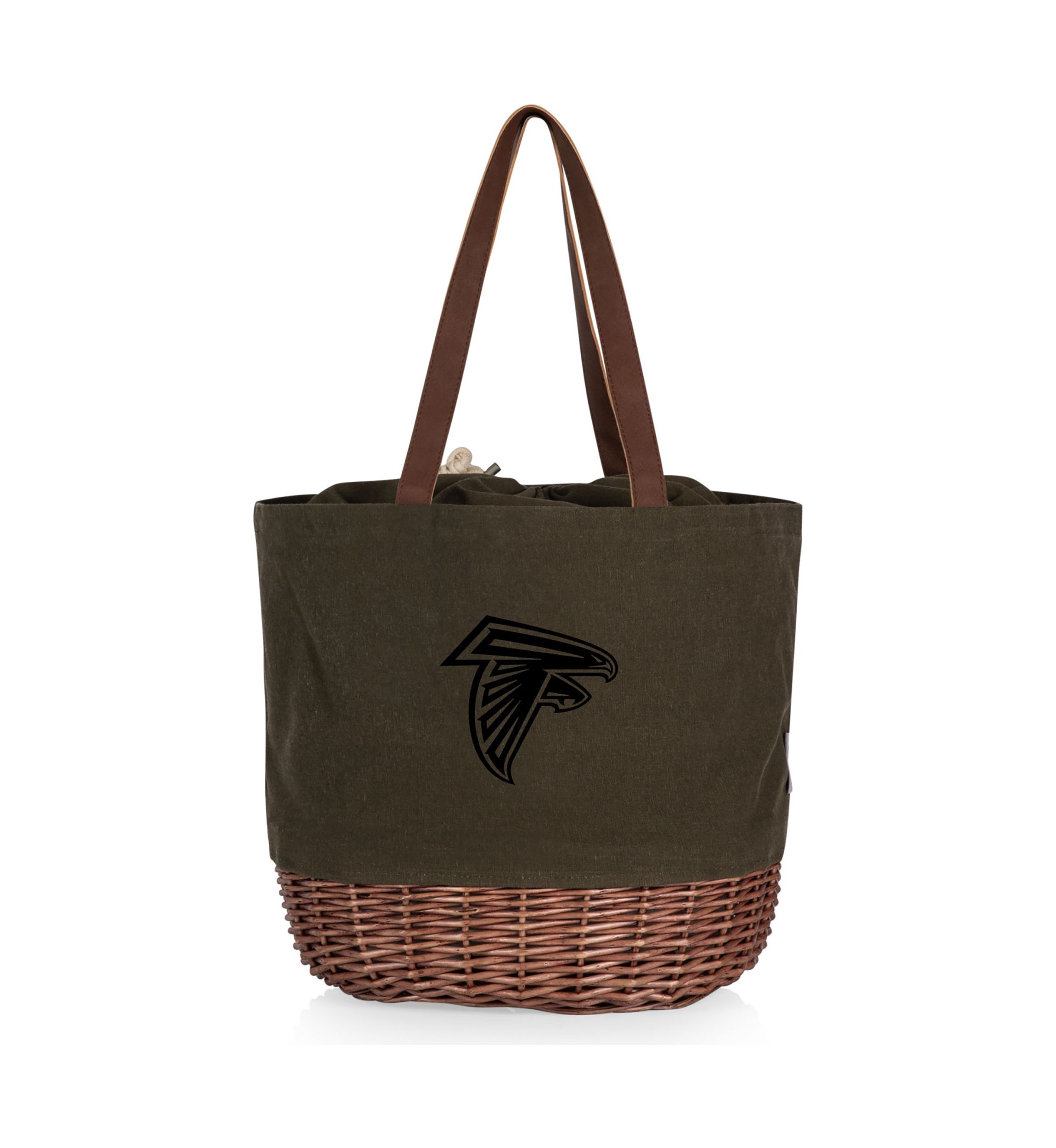 NFL Atlanta Falcons Coronado Canvas and Willow Basket Tote