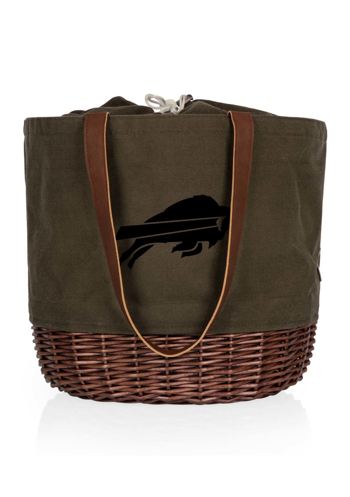 NFL Buffalo Bills Coronado Canvas and Willow Basket Tote