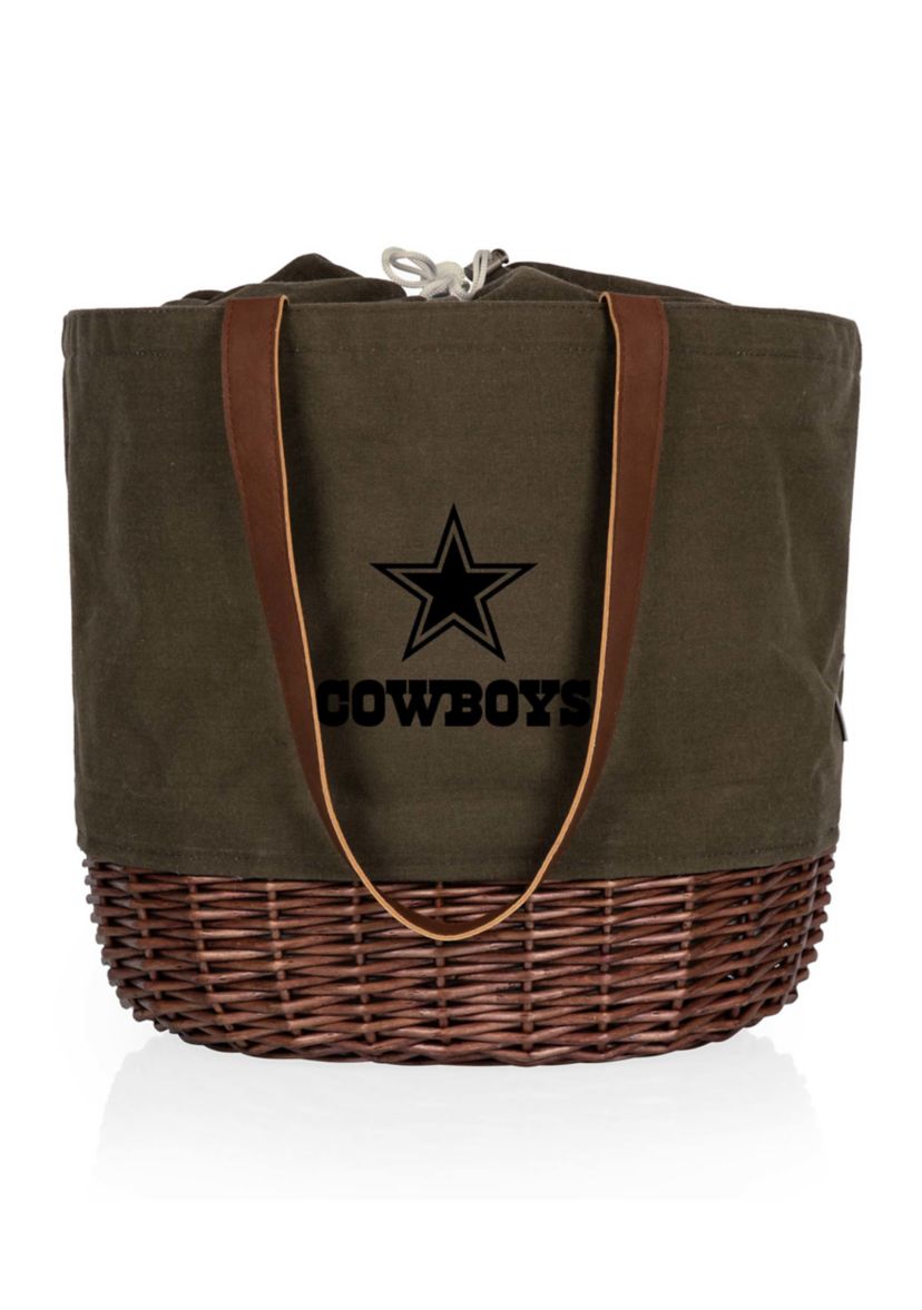 NFL Dallas Cowboys Coronado Canvas and Willow Basket Tote