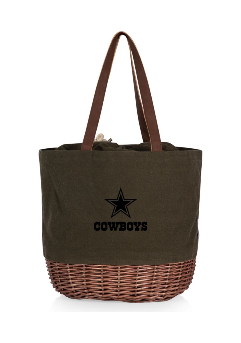 NFL Dallas Cowboys Coronado Canvas and Willow Basket Tote