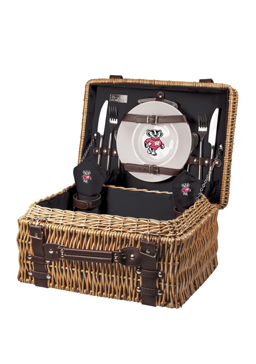 NCAA Wisconsin Badgers Champion Picnic Basket