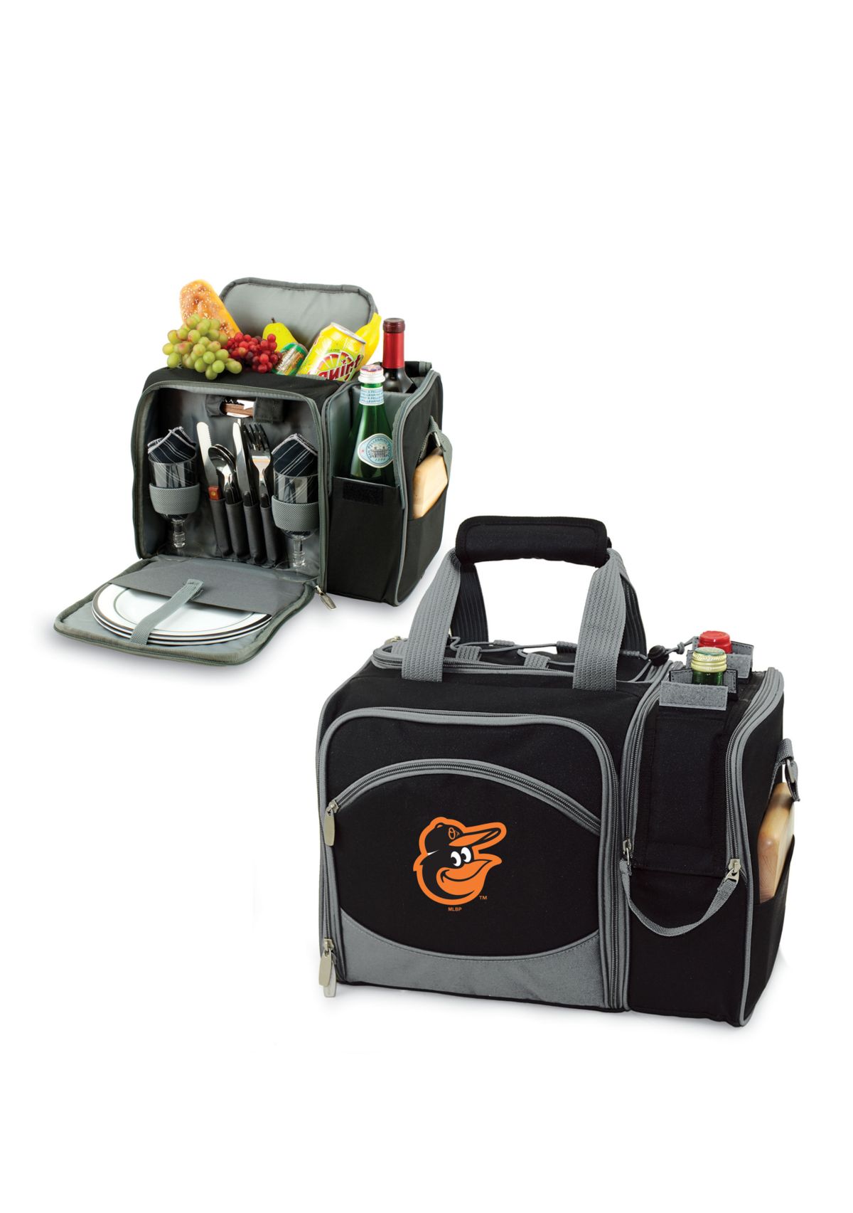 MLB Baltimore Orioles Malibu Picnic Basket Cooler